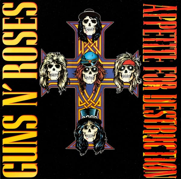 Guns N' Roses — Appetite for Destruction -★★★★★ 9.5/10